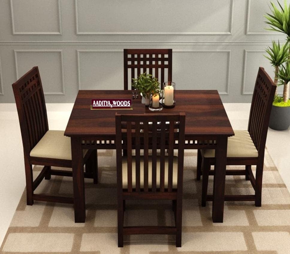 Woods Solid Wood Four Seater Dining Table